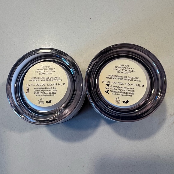 Bundle 2 Jo Malone mini Body Creme - Picture 2 of 3